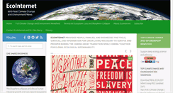 Desktop Screenshot of ecointernet.org