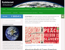 Tablet Screenshot of ecointernet.org